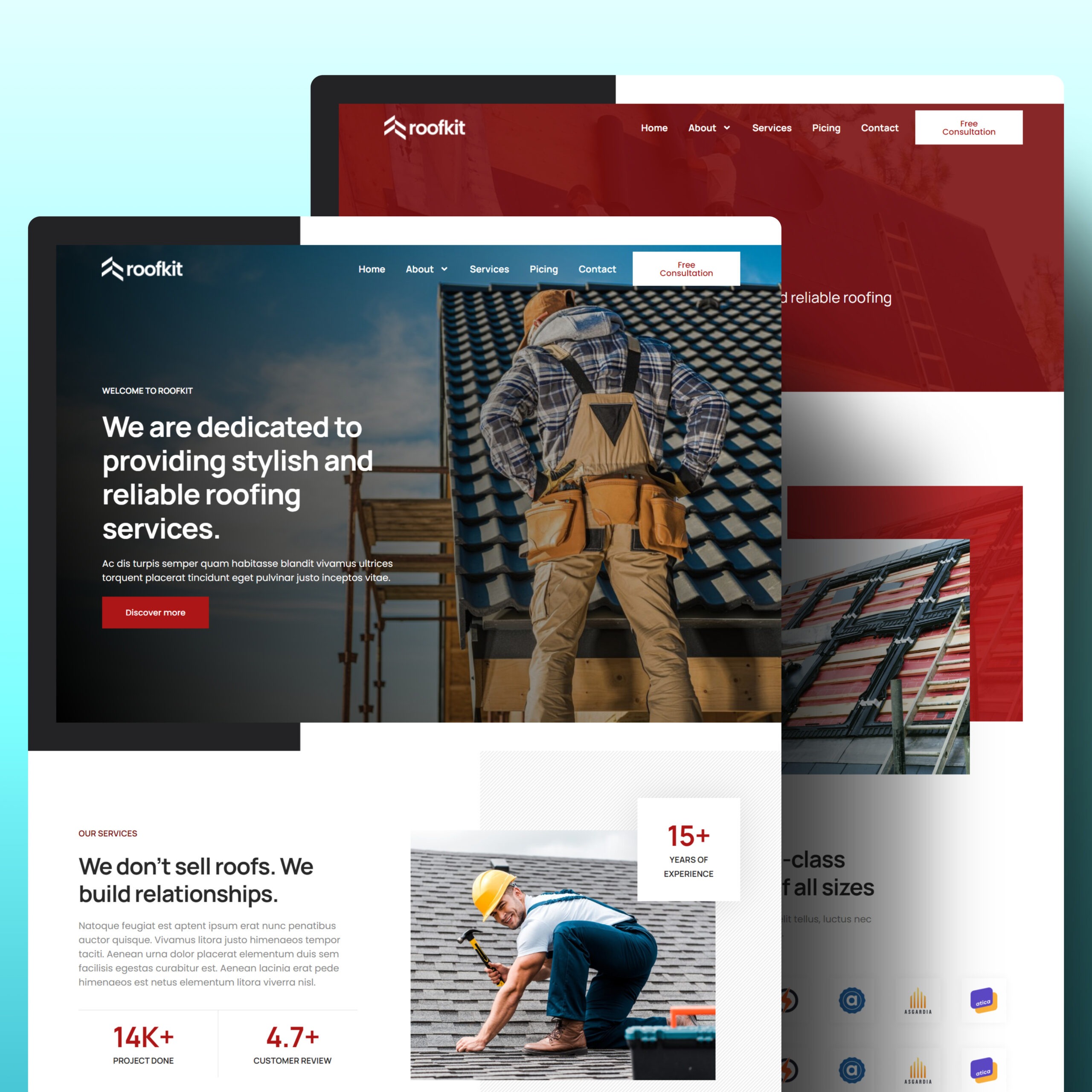 Roofing Website Design For Roofing Contractor